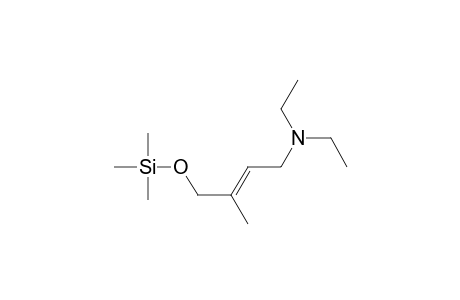 (E)-N,N-Diethyl-3-methyl-4-(trimethylsilyloxy)but-2-enylamine