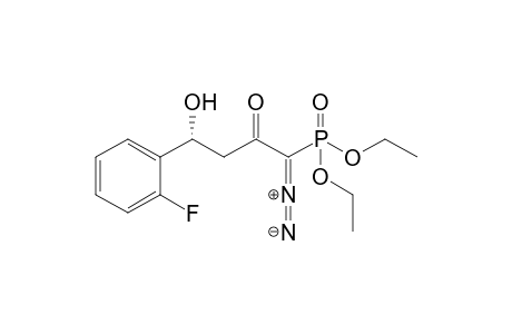 Diethyl (4R)-1-Diazo-4-(2-fluorophenyl)-4-hydroxy-2-oxobutylphosphonate