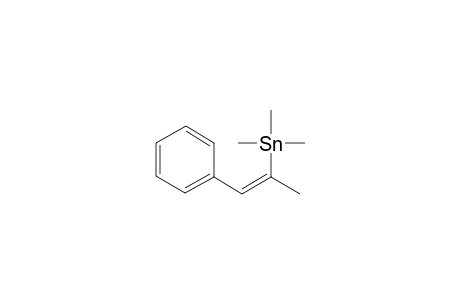 (E)-1-PHENYL-2-(TRIMETHYLSTANNYL)-PROPENE