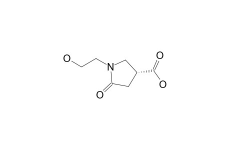 (3R)-1-(2-hydroxyethyl)-5-keto-pyrrolidine-3-carboxylic acid