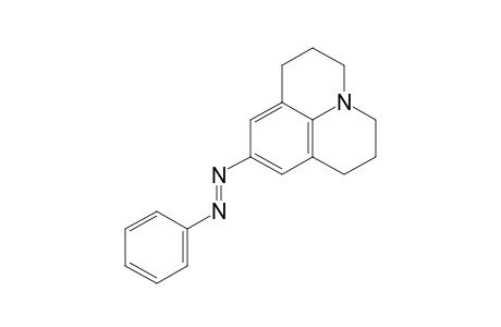 9-(phenylazo)-2,3,6,7-tetrahydro-1H,5H-benzo[ij]quinolizine