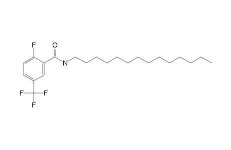 Benzamide, 2-fluoro-5-trifluoromethyl-N-tetradecyl-