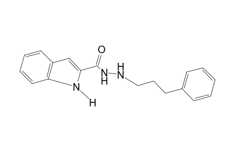 indole-2-carboxylic acid, 2-(3-phenylpropyl)hydrazide