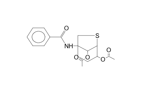 1-BENZOYLAMINO-4,8-DIACETOXY-6-THIABICYCLO[3.2.1]OCTANE