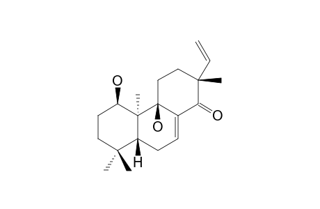 PEDINOPHYLLOL_A;1-BETA,9-BETA-DIHYDROXY-ENT-PIMARA-7,15-DIEN-14-ONE