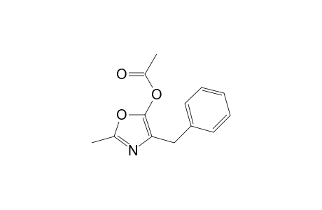 4-benzyl-2-methyloxazol-5-yl acetate