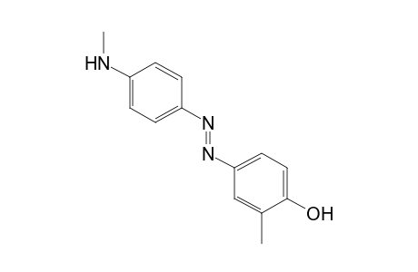 4-{[p-(methylamino)phenyl]azo}-o-cresol