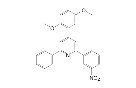 4-(2,5-Dimethoxyphenyl)-2-(m-nitrophenyl)-6-phenylpyridine