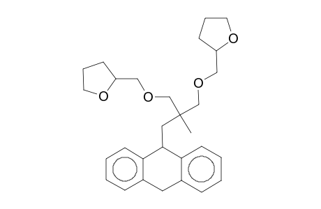 Anthracene, 9,10-dihydro-9-(2,2-bis[2-oxa-3-(tetrahydro-2-furyl)propyl]propyl)-