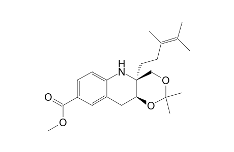 (4aS,9aS)-9a-(3,4-dimethyl-3-pentenyl)-6-methoxycarbonyl-3,3-dimethyl-9-aza-2,4-dioxa-1,2,3,4,4a,10,9,9a-octahydroanthracene