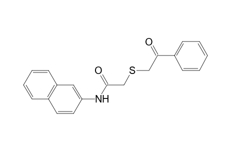 N-(2-Naphthyl)-2-[(2-oxo-2-phenylethyl)sulfanyl]acetamide