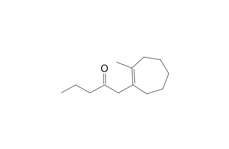 1-(2-Methyl-1-cycloheptenyl)-2-pentanone