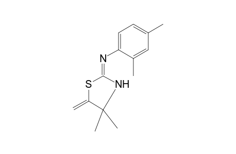 4,4-dimethyl-5-methylene-2-[(2,4-xylyl)imino]thiazolidine