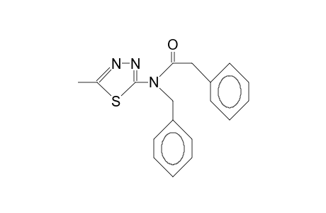 N-(benzyl)-N-(5-methyl-1,3,4-thiadiazol-2-yl)-2-phenyl-acetamide