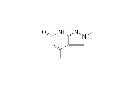2,4-Dimethyl-6-oxo-pyrazolo(3,4-B)pyridine