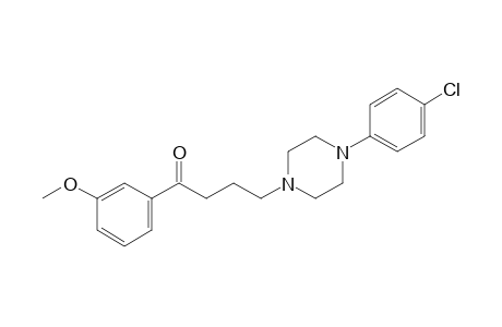 4-[4-(4-Chlorophenyl)-1-piperazinyl]-1-(3-methoxyphenyl)-1-butanone