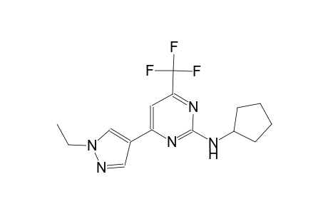 2-pyrimidinamine, N-cyclopentyl-4-(1-ethyl-1H-pyrazol-4-yl)-6-(trifluoromethyl)-