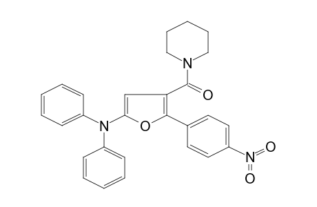 5-(4-Nitrophenyl)-N,N-diphenyl-4-(1-piperidinylcarbonyl)-2-furanamine