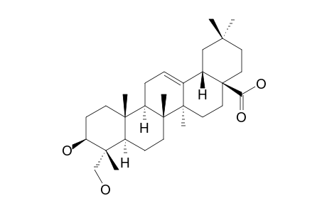 HEDERAGENIN;3-BETA,23-DIHYDROXYOLEAN-12-EN-28-OIC-ACID