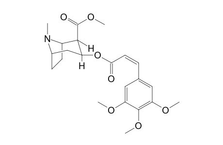 (Z)-3,4,5-Trimethoxy-cinnamoylecgoninemethyl ester