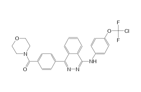 1-phthalazinamine, N-[4-(chlorodifluoromethoxy)phenyl]-4-[4-(4-morpholinylcarbonyl)phenyl]-