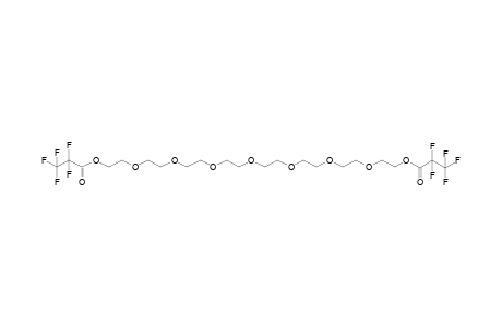 2-[2-[2-[2-[2-[2-[2-[2-(2,2,3,3,3-Pentafluoropropanoyl)oxyethoxy]ethoxy]ethoxy]ethoxy]ethoxy]ethoxy]ethoxy]ethyl 2,2,3,3,3-pentafluoropropanoate