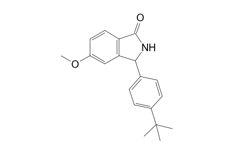 3-(4'-t-Butylphenyl)-5-methoxy-2,3-dihydro-1H-isoindol-1-one