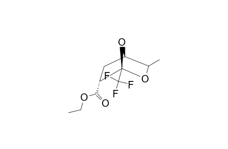 ETHYL-3-METHYL-1-TRIFLUOROMETHYL-2,7-DIOXABICYClO-[2.2.1]-HEPTANE-6-CARBOXYLATE;MAJOR-ISOMER