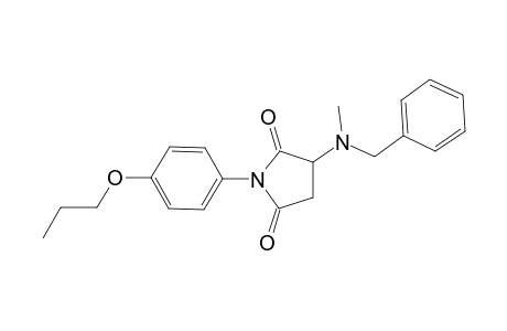 3-[Benzyl(methyl)amino]-1-(4-propoxyphenyl)-2,5-pyrrolidinedione