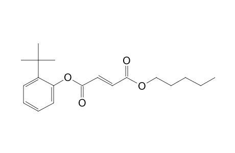 Fumaric acid, pentyl 2-tert-butylphenyl ester