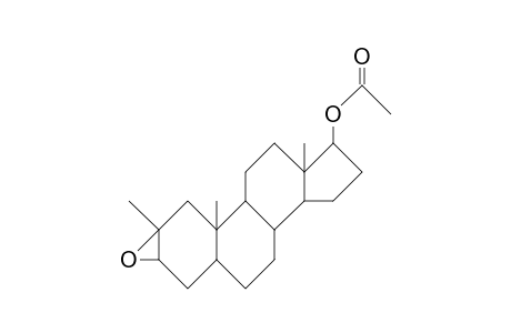 2a,3-Epoxy-2-methyl-5a-androstan-17b-yl acetate