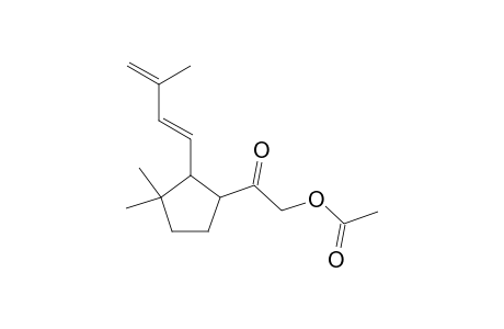 Acetic acid, 2-[3,3-dimethyl-2-(3-methyl-buta-1,3-dienyl)-cyclopentyl]-2-oxoethyl ester