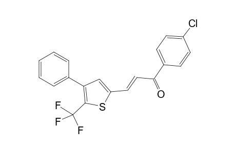 Propenone, 1-(4-chlorophenyl)-3-(5-trifluoromethyl-4-phenyl-2-thienyl)-