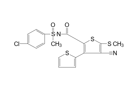 S-(p-chlorophenyl)-N-[4-cyano-5-(methylthio)-3-(2-thienyl)-2-thenoyl]-S-methylsulfoximine