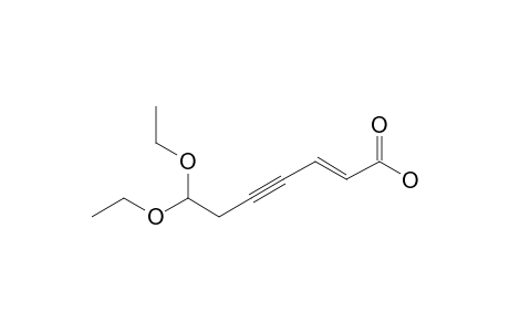 (E)-7,7-Diethoxyhept-2-en-4-ynoic acid