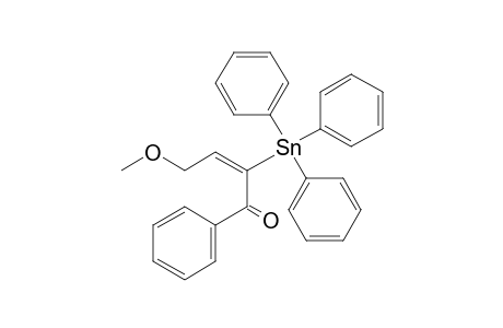 (Z)-4-methoxy-1-phenyl-2-triphenylstannyl-2-buten-1-one