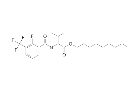 L-Valine, N-(2-fluoro-3-trifluoromethylbenzoyl)-, nonyl ester