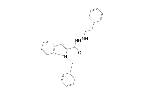 1-benzylindole-2-carboxylic acid, 2-phenethylhydrazide