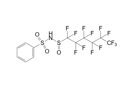 N-[(tridecafluorohexyl)sulfinyl]benzenesulfonamide