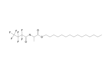 L-Alanine, N-(heptafluorobutyryl)-, pentadecyl ester