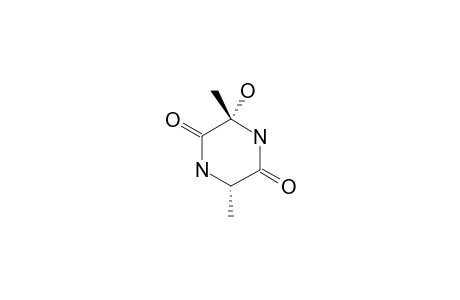 TRANS-2,5-DIKETO-3,6-DIMETHYL-3-HYDROXY-PIPERAZINE