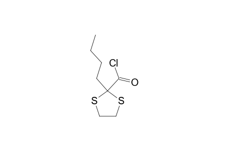 2-Butyl-[1,3]-dithiolane-2-carbonyl Chloride