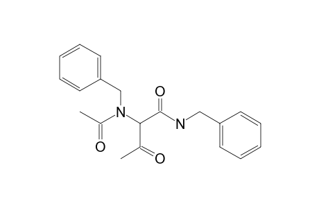 N-Benzyl-2-(N-benzylacetamido)-3-oxobutanamide