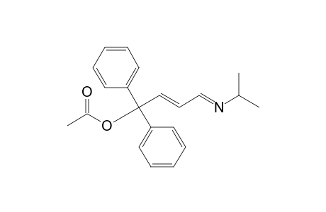 (1E,3E)-5-Acetoxy-N-isopropyl-5,5-diphenyl-1-azapenta-1,3-diene