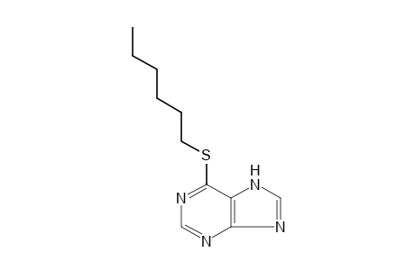 6-(hexylthio)purine