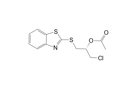 (+)-1-(Benzothiazol-2-ylsulfanyl)-3-chloro-2-acetoxypropane