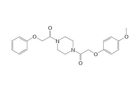 Piperazine, 1-[(4-methoxyphenoxy)acetyl]-4-(phenoxyacetyl)-