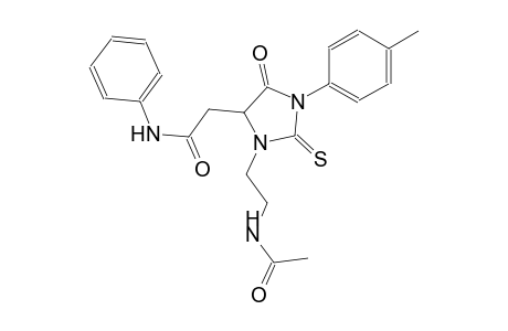 4-imidazolidineacetamide, 3-[2-(acetylamino)ethyl]-1-(4-methylphenyl)-5-oxo-N-phenyl-2-thioxo-