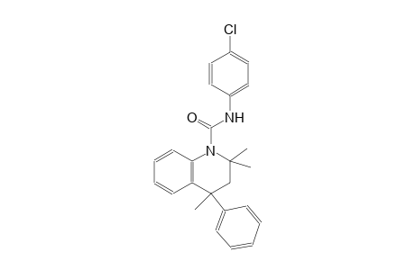 N-(4-chlorophenyl)-2,2,4-trimethyl-4-phenyl-3,4-dihydro-1(2H)-quinolinecarboxamide