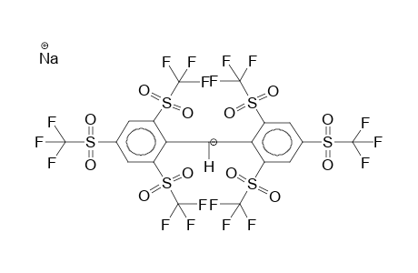 BIS(2,4,6-TRIFLUOROMETHYLSULPHONYLPHENYL)METHANE, SODIUM SALT